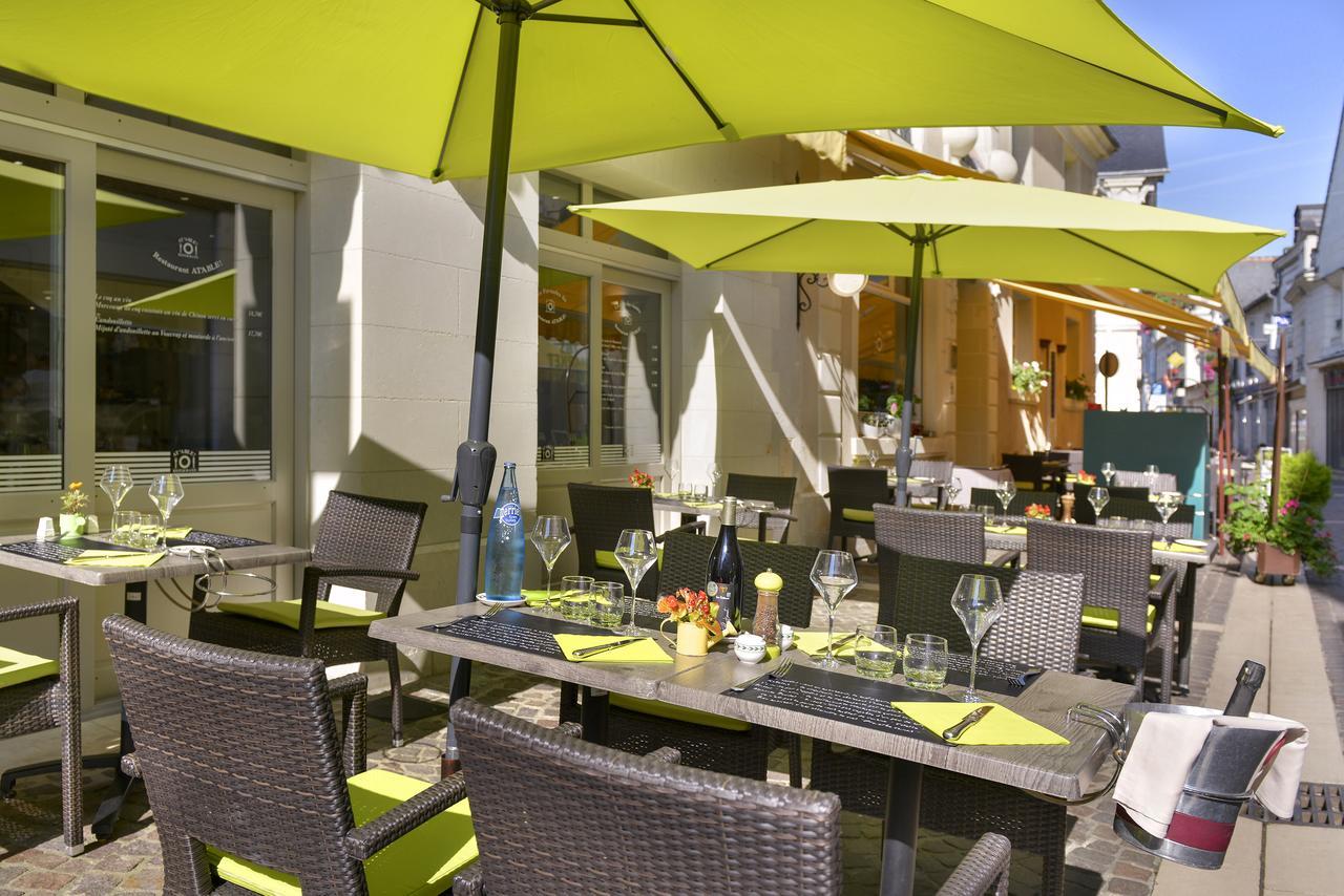 Logis Hotel Restaurant La Boule D'Or Chinon Dış mekan fotoğraf